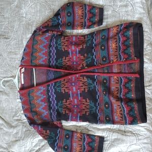 Long Aztec Cardigan